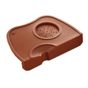 Noir/brun alimentaire en caoutchouc de Silicone accessoires de café outil de Distribution inviolable tapis Pod pour <span class=keywords><strong>Barista</strong></span> - Product Image 5