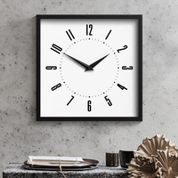 Jam Dinding Migue Home 12 Inch Gaya Antik Modern Still Life 3D Plat Tebal 25mm Jarum Tunggal untuk Ruang Tamu