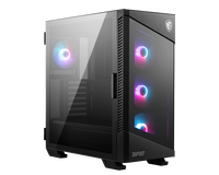 Casing Komputer Gaming MPG VELOX 100R Mid Tower Format M-ATX/ITX Port USB Depan Bahan Aluminium Alloy Kipas Stok Tersedia untuk PC Gaming