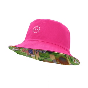 Custom Two-Sided All-Over Printed Letter Logo <b>Reversible</b> Waterproof Sun Protection <b>Bucket</b> <b>Hat</b> for Unisex Travel Fishing Cycling - Product Image 4