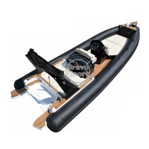 Gommone di Lusso da 8,6m (28ft) ad Alta Velocità Barca RIB in Hypalon Super Yacht con Motore Fuoribordo e T-Top - Product Image 5