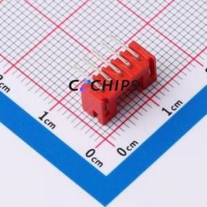 ZX-PH2.0-5PWZ-R Wire-to-Board Pin Header Bent Lead Through Hole,P=2mm Connector 1x5P 2mm Right Angle Insert PH - Product Image 2