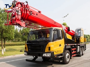 Grue mobile hydraulique SANY STC160C5 de 16 tonnes, machine de levage pour la construction routière, grue sur camion - Product Image 1