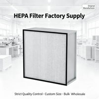 Nouveau filtre à air HEPA H14 haute efficacité 99,95 % avec cloisons en fibre de verre pour ateliers d'instruments de précision, pièces de purificateur d'air CVC