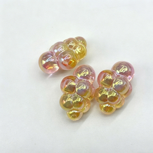 Acrylic Translucent Gradient Color Cloud Vertical Hole Beading DIY Mobile Phone Chain Keychain Jewelry Accessories Loose <b>Beads</b> - Product Image 3