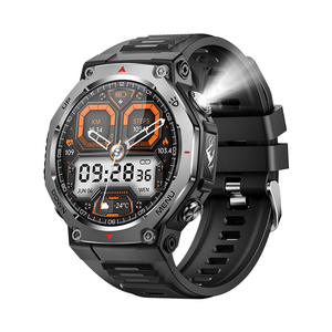 Đồng hồ thông minh KT85 GPS, thiết bị theo dõi thể dục thể thao, màn hình AMOLED 1.43 inch, dây đeo thông minh, gọi Bluetooth, đèn pin, chống nước 5ATM, ứng dụng Dafit - Product Image 1