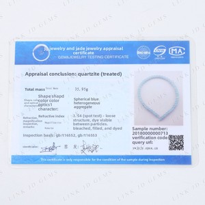 Perles rondes en calcédoine <span class=keywords><strong>bleu</strong></span> <span class=keywords><strong>clair</strong></span> de Jingde, perles de pierres précieuses <span class=keywords><strong>bleu</strong></span> glace, accessoires de bijoux DIY, vente en gros de perles - Product Image 4
