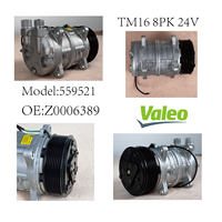 Kompresor Valeo TM16 Murni Langsung dari Pabrik OE: Z0006389 Body 24V 8PK 119mm Unit Pendingin Industri Tahan Lama untuk Truk Berat