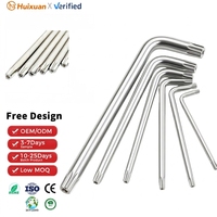 Kunci Hex Kepala Ganda Presisi Tinggi T6 hingga T70 Kelas Industri dengan Kunci Torx Allen DIY dan Kunci Crv