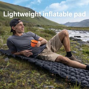 Matelas <span class=keywords><strong>de</strong></span> camping gonflable imperméable avec <span class=keywords><strong>pompe</strong></span> à pied portable et connectable pour pique-nique - Product Image 5