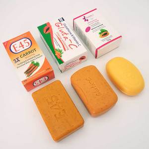 Savon blanchissant à la carotte et à la papaye Bath and Body Works 250g, purifiant, exfoliant, ingrédients naturels, OEM, pour le bain. - Product Image 5