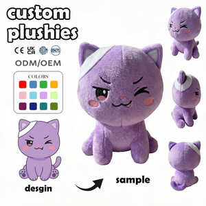 Peluche personnalisée, poupée en peluche, animal moelleux, chat en veste orange, marchandises de convention de bande dessinée, peluche Rayquaza, peluche Kugigs, peluche personnalisée OEM - Product Image 2