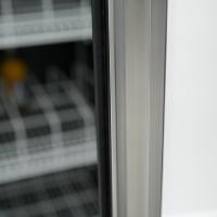 Fabrikneuer Doppeltür-Kühlschrank mit Luftkühlung, Getränkevitrine, verstellbare Regale, Wein- und Bier-Selbstbedienungs-Alkoholvitrine