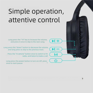 Venta al por mayor de fábrica V5.5 Over-ear <span class=keywords><strong>Gaming</strong></span> Headset, modo dual para juegos, música y deportes - Product Image 4