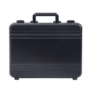 Luxury Black Hard Shell Aluminum Hard Case Aluminum Briefcase Hard Case MacBook Pro Hard Shell Case