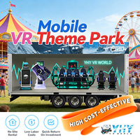 Simulateur de course mobile 9D pour parcs à thème VR, camion de divertissement, cinéma à mouvement, fabriqué par un constructeur de VR