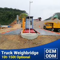 Pont-bascule électronique pour camions en acier Q235 à poutre en U, capacité 120 tonnes, 3,2*16m, avec cellule de pesage numérique, OEM ODM