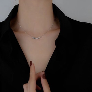 Colliers arc-en-ciel <span class=keywords><strong>sublimation</strong></span> pour femmes, bijoux en argent 18k, perle remplie, ras du <span class=keywords><strong>cou</strong></span>, pendentif en argent, à la mode, nouvelle collection - Product Image 6