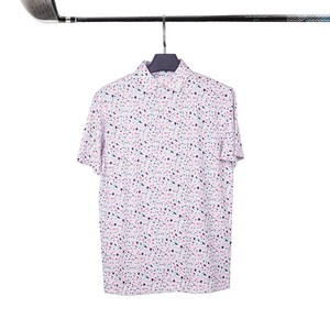 เสื้อโปโลใส่เล่นกอล์ฟผ้าสแปนเด็กซ์ระบายอากาศได้ดีผ้าโพลีเอสเตอร์88ชิ้นออกแบบโลโก้ได้ตามต้องการ - Product Image 5