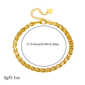 Gold Plated Stainless Steel Phoenix Tail Chain <b>Bracelet</b> Necklace <b>Set</b> Unisex Everyday Wear - Product Image 4