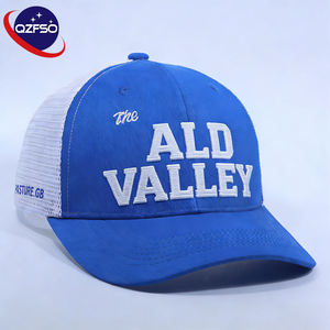 Casquette de baseball camouflage à 6 panneaux QZFSO, personnalisée, de haute qualité, avec logo imprimé, broderie, maille, style hip-hop, pour hommes - Product Image 1