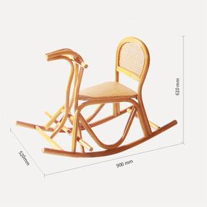 <span class=keywords><strong>Chaise</strong></span> berçante en rotin naturel pour bébé et bambin <span class=keywords><strong>Chaise</strong></span> à bascule en osier <span class=keywords><strong>Jouet</strong></span> éducatif écologique Cadeau d'anniversaire Siège de balançoire pour bébé - Product Image 6