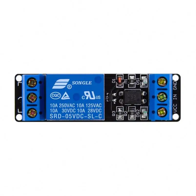 Light Coupling 5V 1 Channel Relay Module Low Level Trigger Optocoupler Isolation Relay Module for Raspberry PI /Arduinos