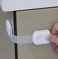 Serrures à sangle de sécurité pour enfants à usage multiple pour réfrigérateurs, armoires, tiroirs, lave-vaisselle, toilettes, armoires, four, serrures à sangle de poubelle