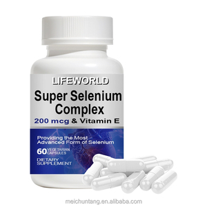 Capsules de sélénium et de méthionine, complexe de soutien de la thyroïde avec <span class=keywords><strong>vitamine</strong></span> <span class=keywords><strong>E</strong></span>, antioxydant, énergie, santé du cerveau - Product Image 3