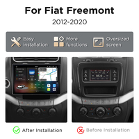 Junsun X9 Carplay Android Autoradio pour Fiat Freemont 2011 - 2020 Lecteur DVD de voiture 2K QLED 2000*1200P 7870 2.7GHz 5G/4G LTE