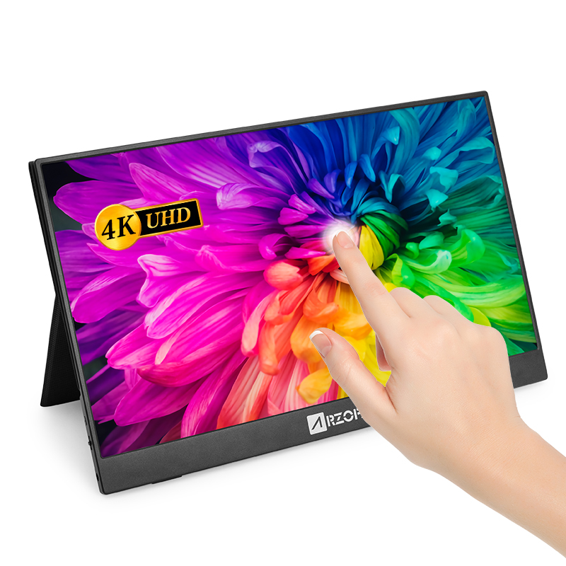 Portable Monitor 14.0'' Full HD 1080P IPS Screen USB Type-C HDMI External Travel Monitor for Work