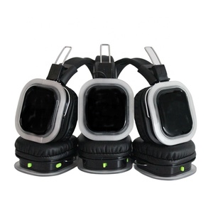 थोक F39 f49 f59 hifi वायरलेस डिस्क हेडफोन ट्रांसमीटर खेल आयोजनों के साथ dj मूक हेडसेट dj मूक हेडसेट - Product Image 4