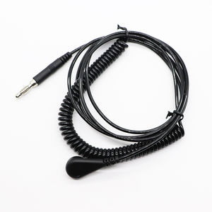Kabel Katapel PU Khusus 4MM Kepala Pisang ke 4.0/3.5 Gesper Wanita Terapi Fisik Hitam Kabel Katapel - Product Image 6
