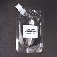 Base de gloss à lèvres en sachet de 200 ml, base de gloss à lèvres transparente de haute qualité, Versagel, végan, prêt à porter, base de gloss à lèvres brillante