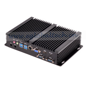 กล่องคอมพิวเตอร์อุตสาหกรรม Linux แบบ Quad Core SSD ใหม่ ใช้ Intel DDR4 พร้อมพอร์ต <span class=keywords><strong>LAN</strong></span> คู่ RS232 RS485 GPIO ตัวเครื่องอะลูมิเนียมอัลลอยด์ ไร้พัดลม ขนาดเล็ก - Product Image 6