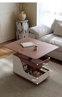 Vente chaude Stockage Hauteur Réglable Côté Table Basse Salon Canapé Table D'appoint