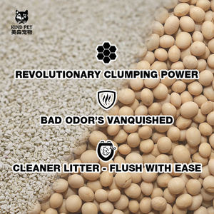 Direkt vom Hersteller Hochwertige <span class=keywords><strong>Tofu</strong></span>-Katzenstreu 100% Natürlich Pflanzenbasiert |   Umweltfreundlich & Hart Klumpend - Product Image 6