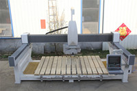 Scie à pont CNC 5 axes, machine de découpe automatique de pierre CNC pour le marbre et le granit