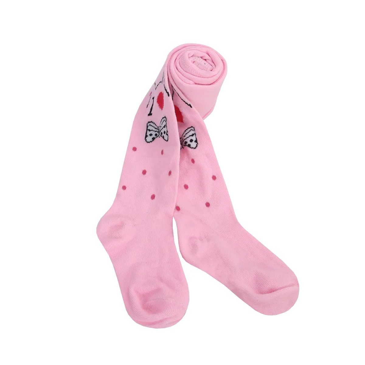 Custom Baby Panty 'S Schattige Kids Panty Strik Patroon Kinderen Katoenen Legging Meisje Panty