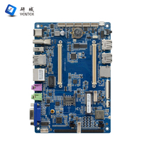 Placa base Industrial 4 RS232 485 COM Señalización digital Ubuntu20.04 Debian10 HD VGA Robot Rockchip Android Placa base