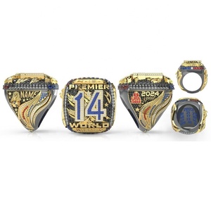 Nuevos anillos de aleación personalizados de campeonato de juego de competición de béisbol para mujeres y niñas - Product Image 6