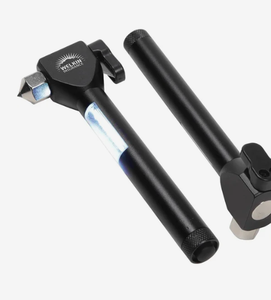 Mini lampe torche LED personnalisée avec <span class=keywords><strong>marteau</strong></span> de secours, coupe-ceinture de sécurité, brise-vitre, outil de sécurité automobile, cadeau promotionnel - Product Image 4