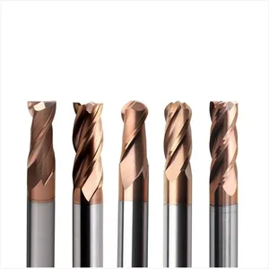 BKEA HRC55 D5/ D6 Solid Carbide Endmill CNC Cutter Tool For Metal Square Milling Cutter Router Bits