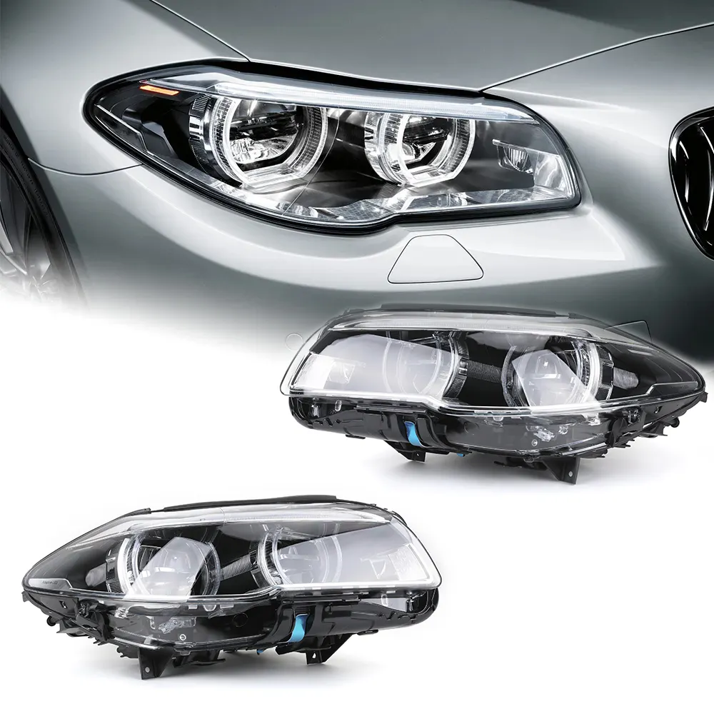 Modifizierter Xenon versteckter Winkel Augen adaptive LED-Scheinwerfer Scheinwerfer für BMW 5er F10 F11 F18 M5 520i 525i 528i 535i 550i 2011-2017