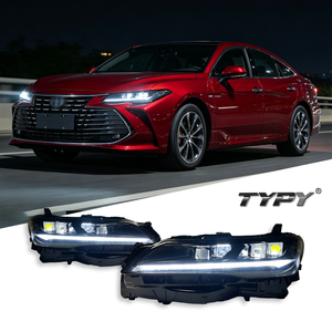 Conjuntos de faros delanteros TYPY para Toyota Avalon 2019-2026 con lentes láser, luces diurnas LED e intermitentes secuenciales - Product Image 1