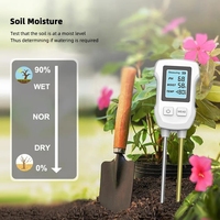 SGS07 3 en 1 nouveau Design numérique Ph humidité température sol testeur verger Pot plantation testeur avec double aiguille