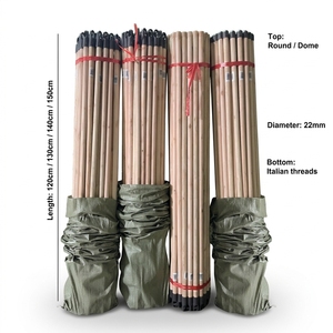 Balais à manche en bois en gros, manches de balai en bois, balais de nettoyage de sol pour la maison - Product Image 1