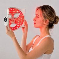 Modèle 2026 : Masque facial à lumière rouge magnétique avec 5 longueurs d'onde (460nm/590nm/630nm/850nm/940nm) pour usage domestique
