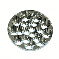 Réflecteur en alliage d'aluminium à 18 lampes, coupelle haute réflexion pour lampe torche LED, pièces de rechange OEM, personnalisation disponible