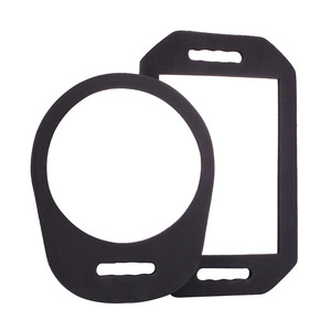 Framed <b>Mirror</b> Rectangle Round <b>Plastic</b> Handle Home Use Salon Hair Styling Tool - Product Image 1